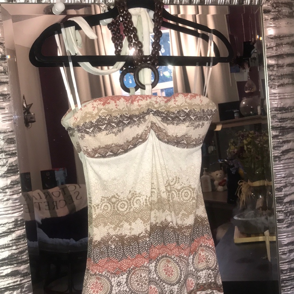 Beaded halter top